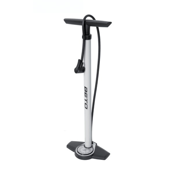 BETO Floor pump Colored model complete with pressure gauge