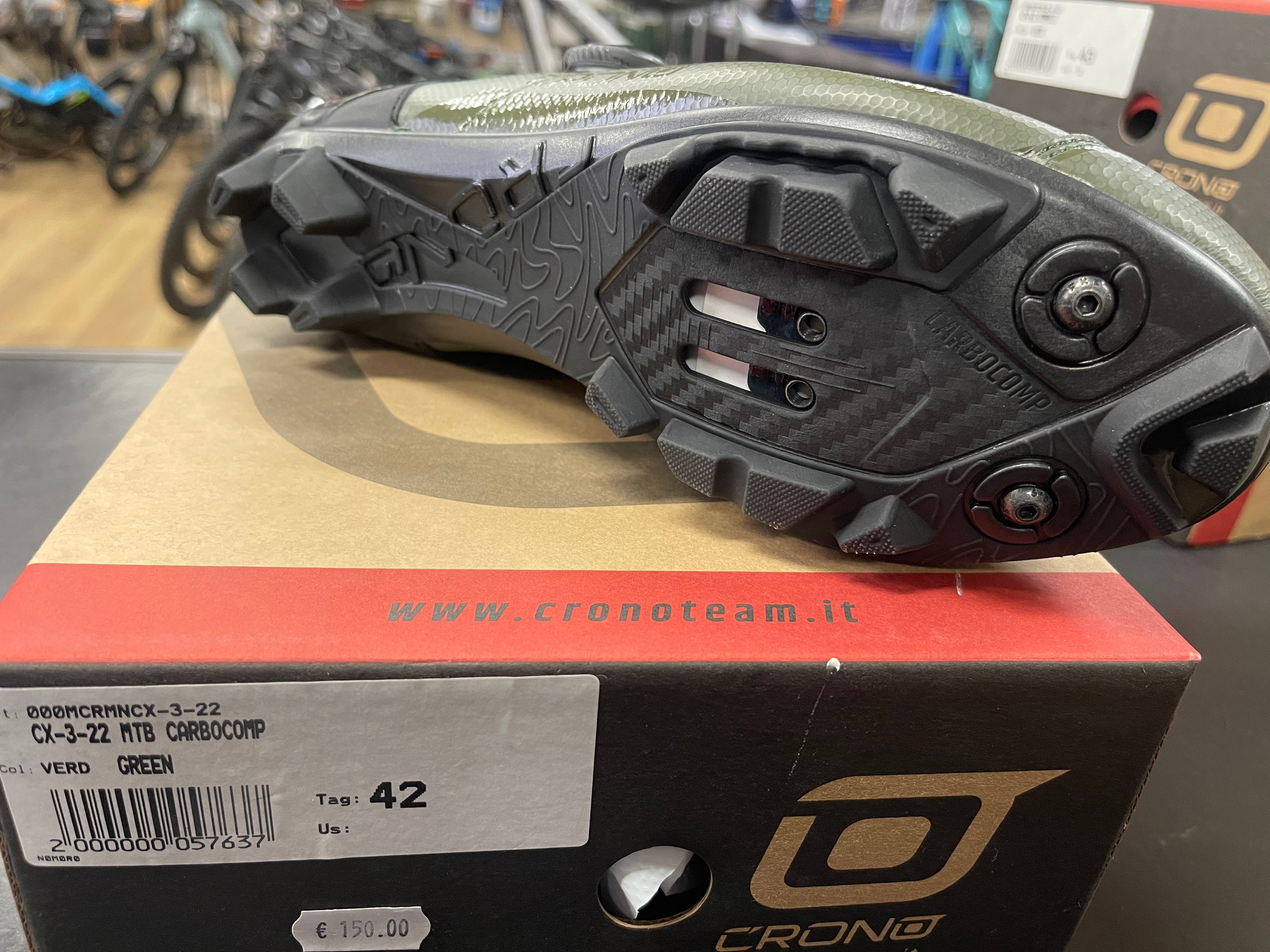 Scarpa MTB Crono CX3 colore verde militare mis. 42