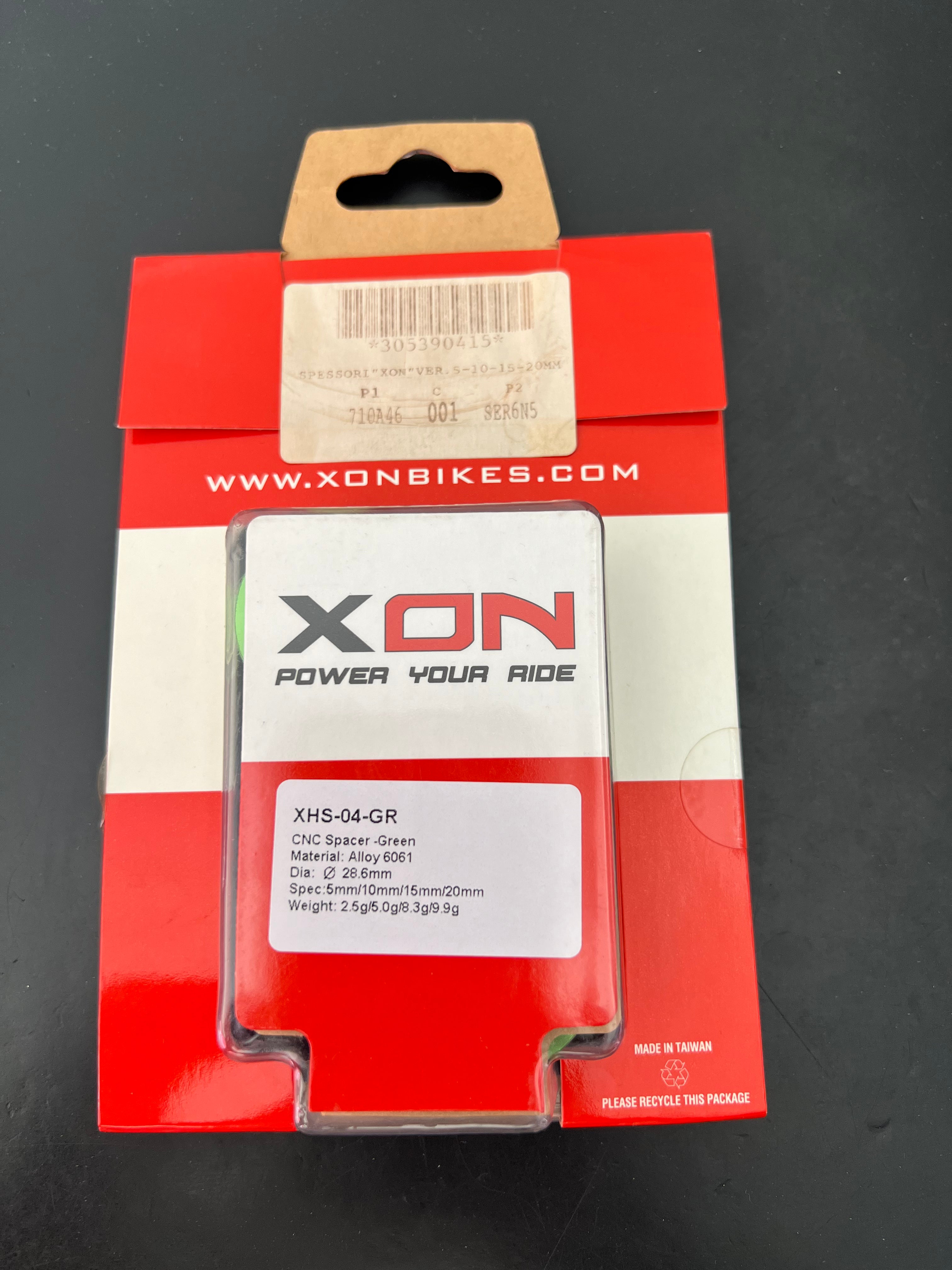 Set Distanziali XON - 4 Pezzi CNC in Alluminio