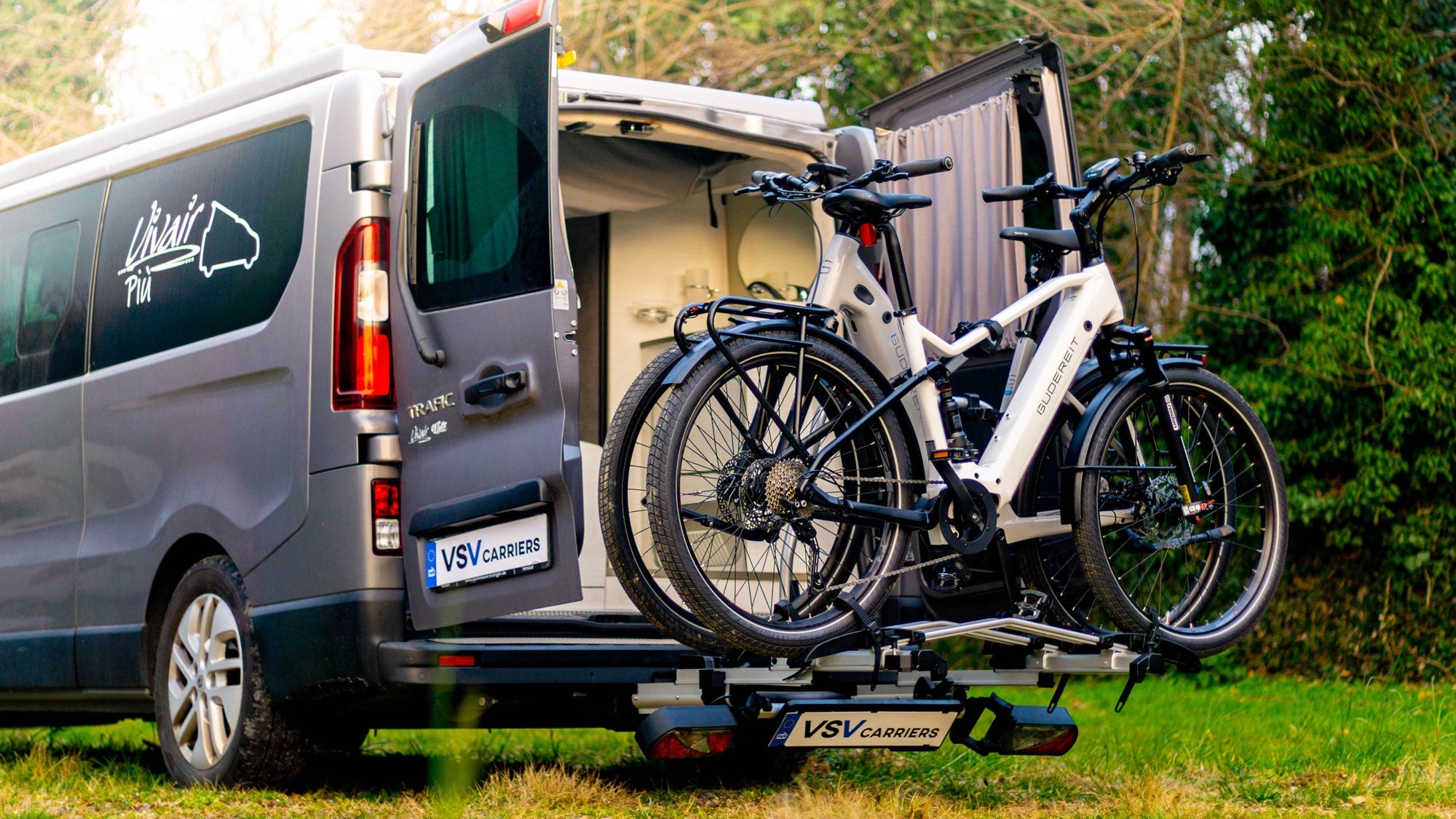 Portabici Gancio Traino VSV S2 - Specifico per Furgoni Camperizzati