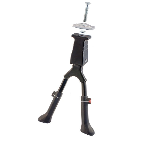 Wag Cavalletto Doppio Centrale Attacco Diretto al Telaio Touring - Nero