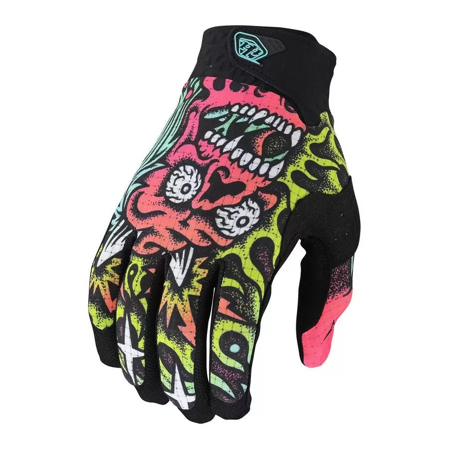 Troy Lee Designs Guanti MTB Air Skulls Demons Orange