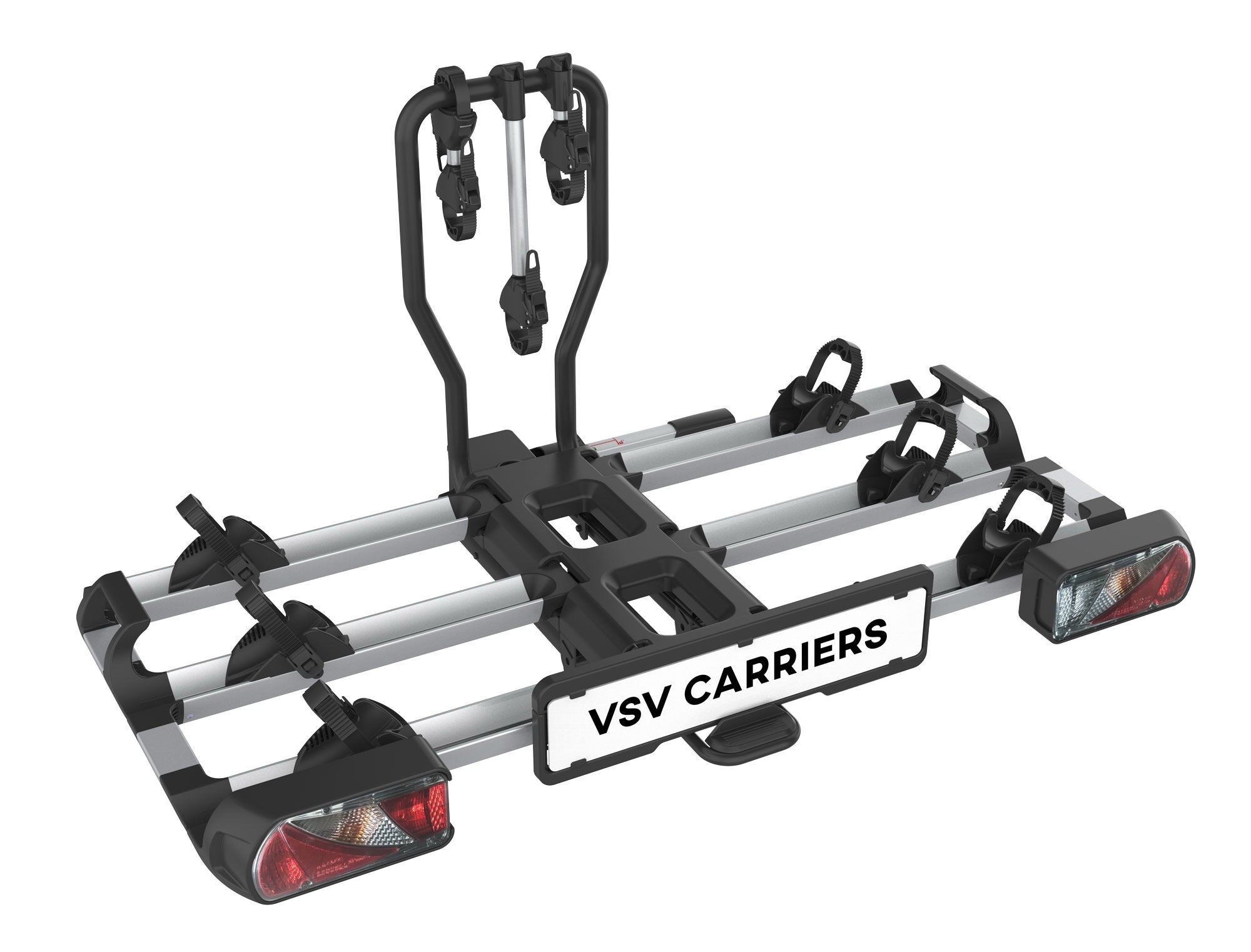 VSV Carriers Portabici Gancio Traino E3 3 Bici Compatibile E-bike