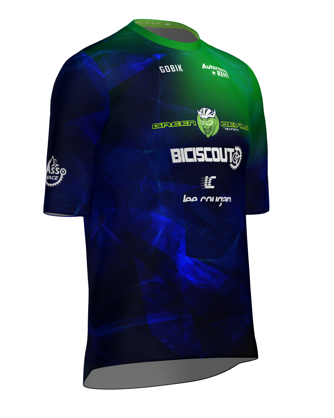 Maglia Ciclismo Estiva Free Ride - Team Green Devils