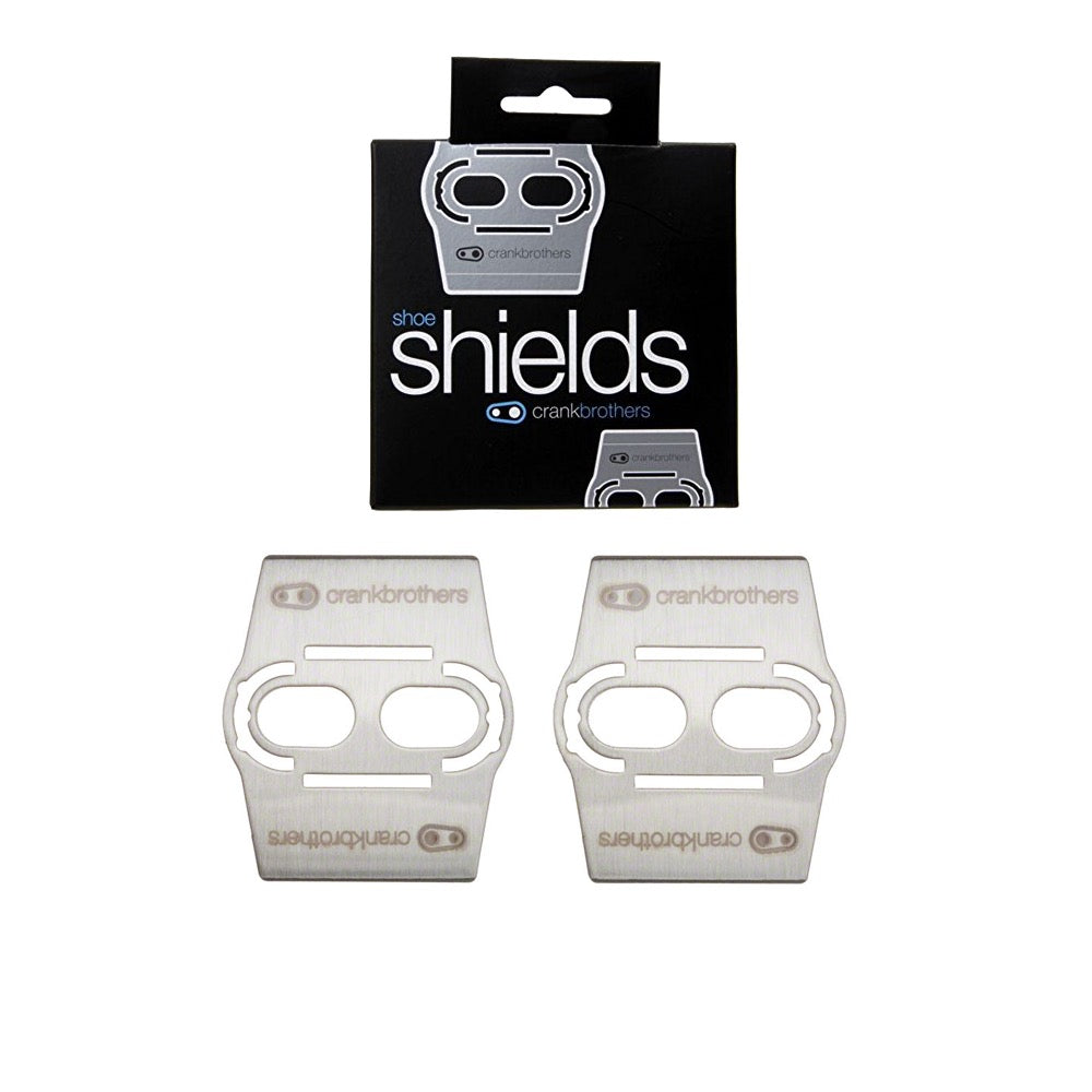 Crankbrothers Shoe Shields in metallo