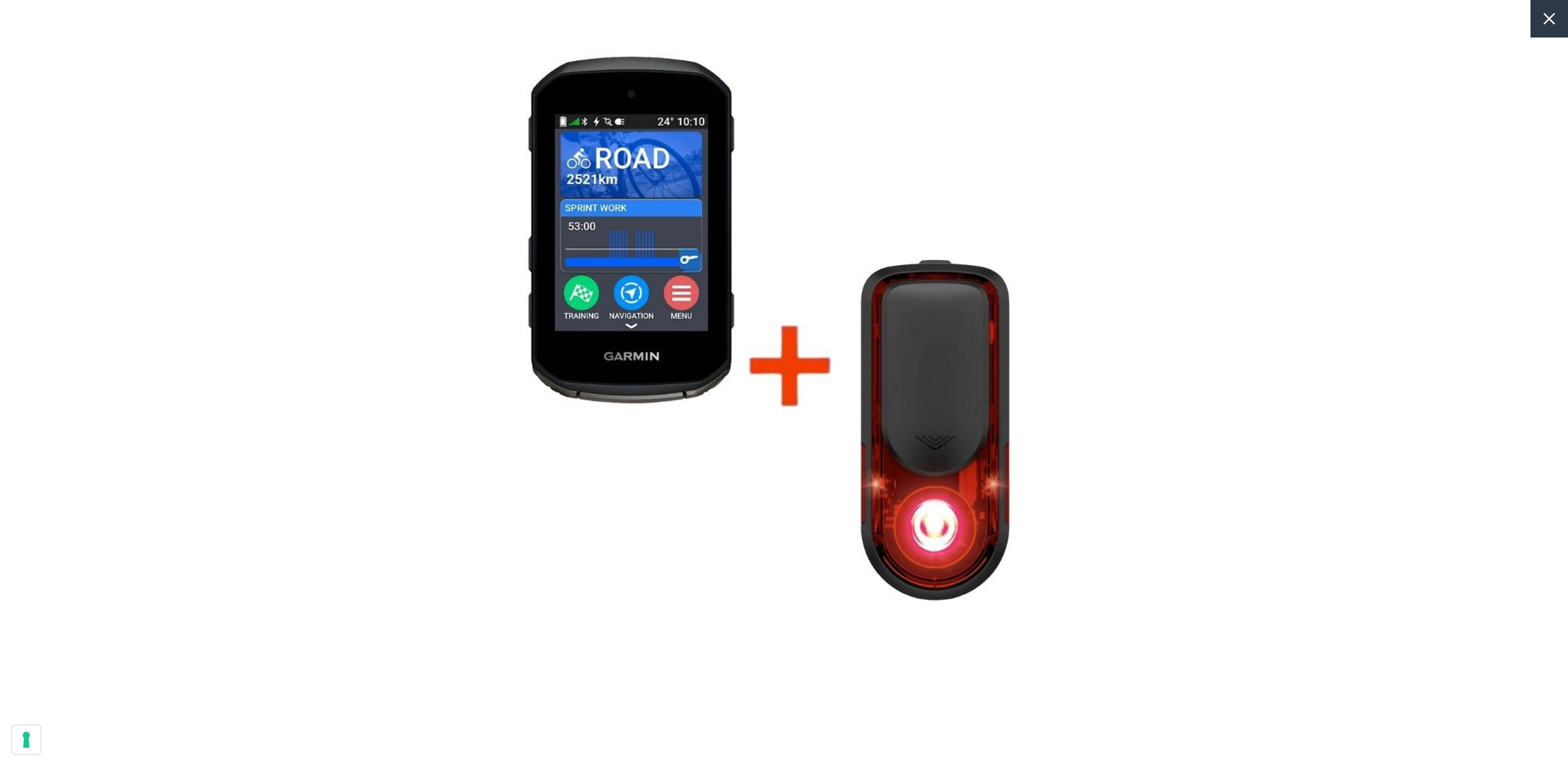 Kit Garmin Edge 850 + Varia Rearvue 820