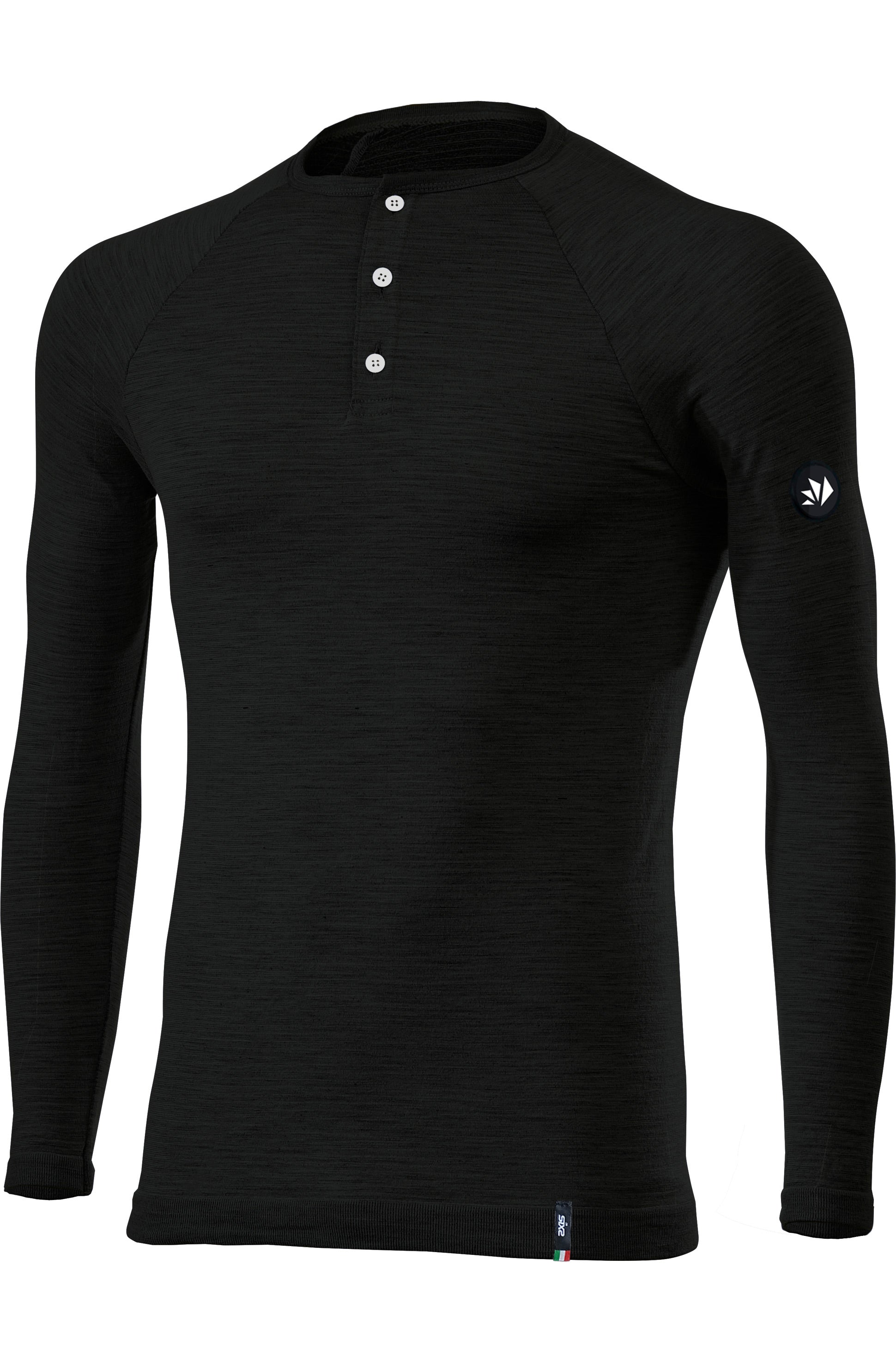 Sixs Maglia Henley Lana Merino con bottoncini - Serafino Merinos