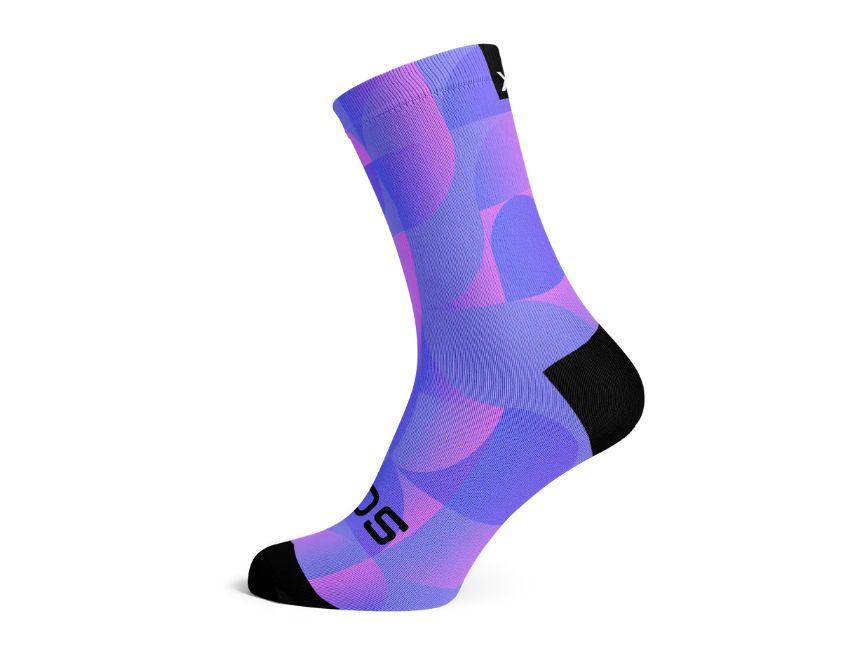 Sox Calza Sportiva Corta Solid Purple