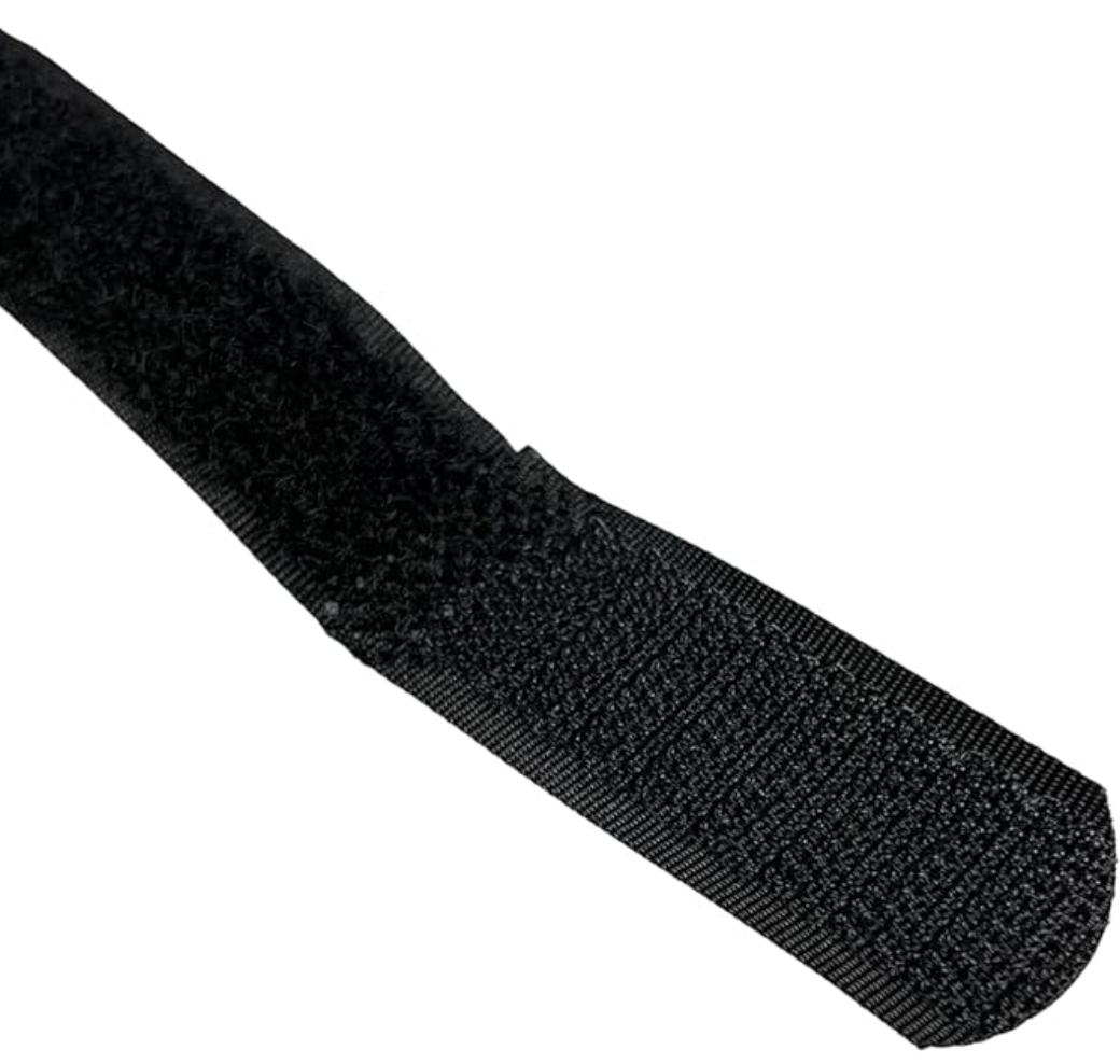 Confezione da 2 fascette fermacavo gancio e occhiello, riutilizzabili (6 cm x 40 cm)