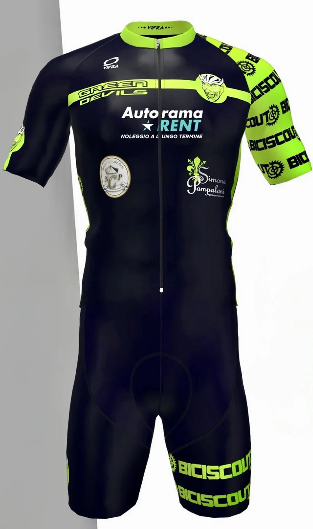 Divisa Ciclismo Completa Green Devils Team 2024