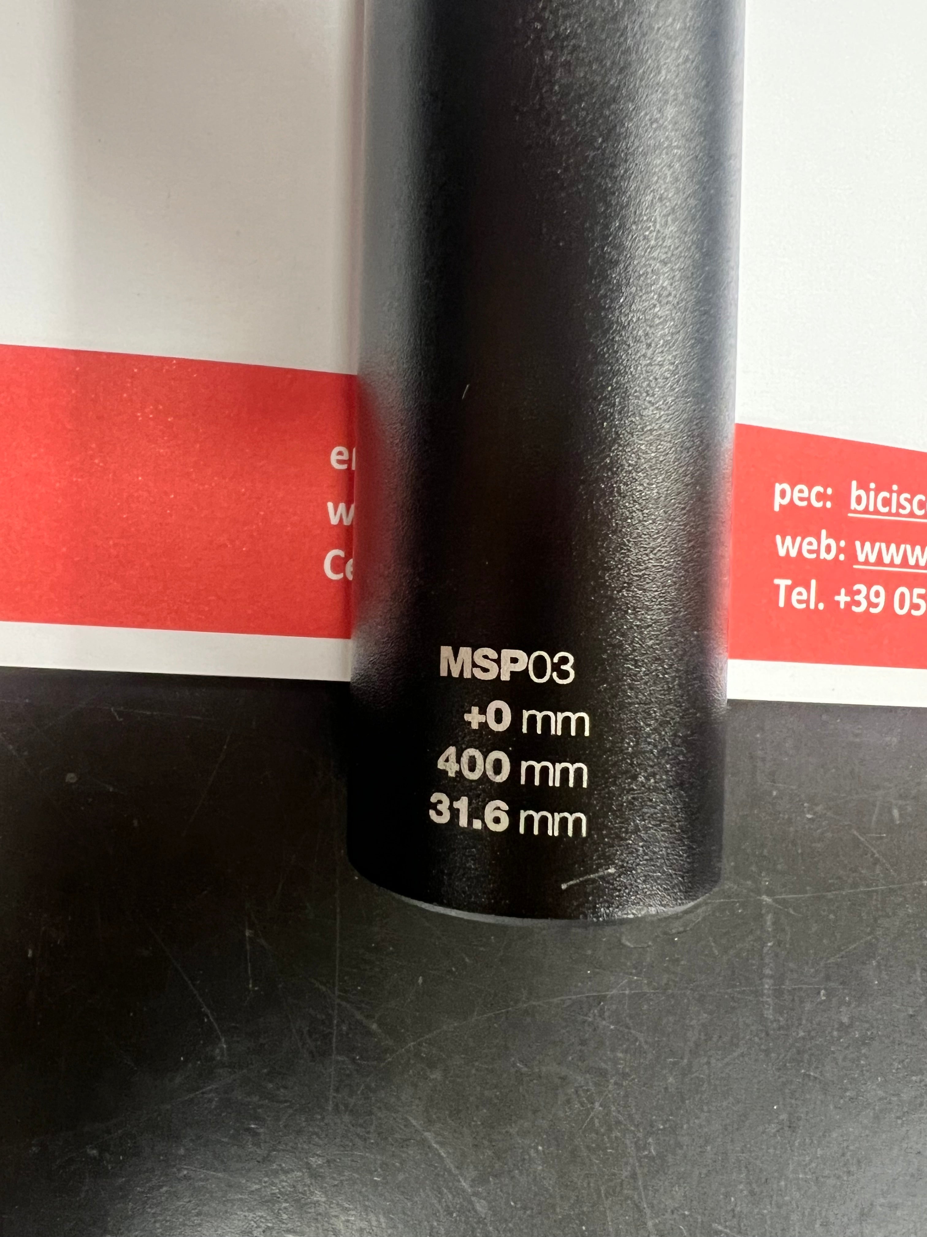 Reggisella MSP03 Alluminio 31,6 / 400mm