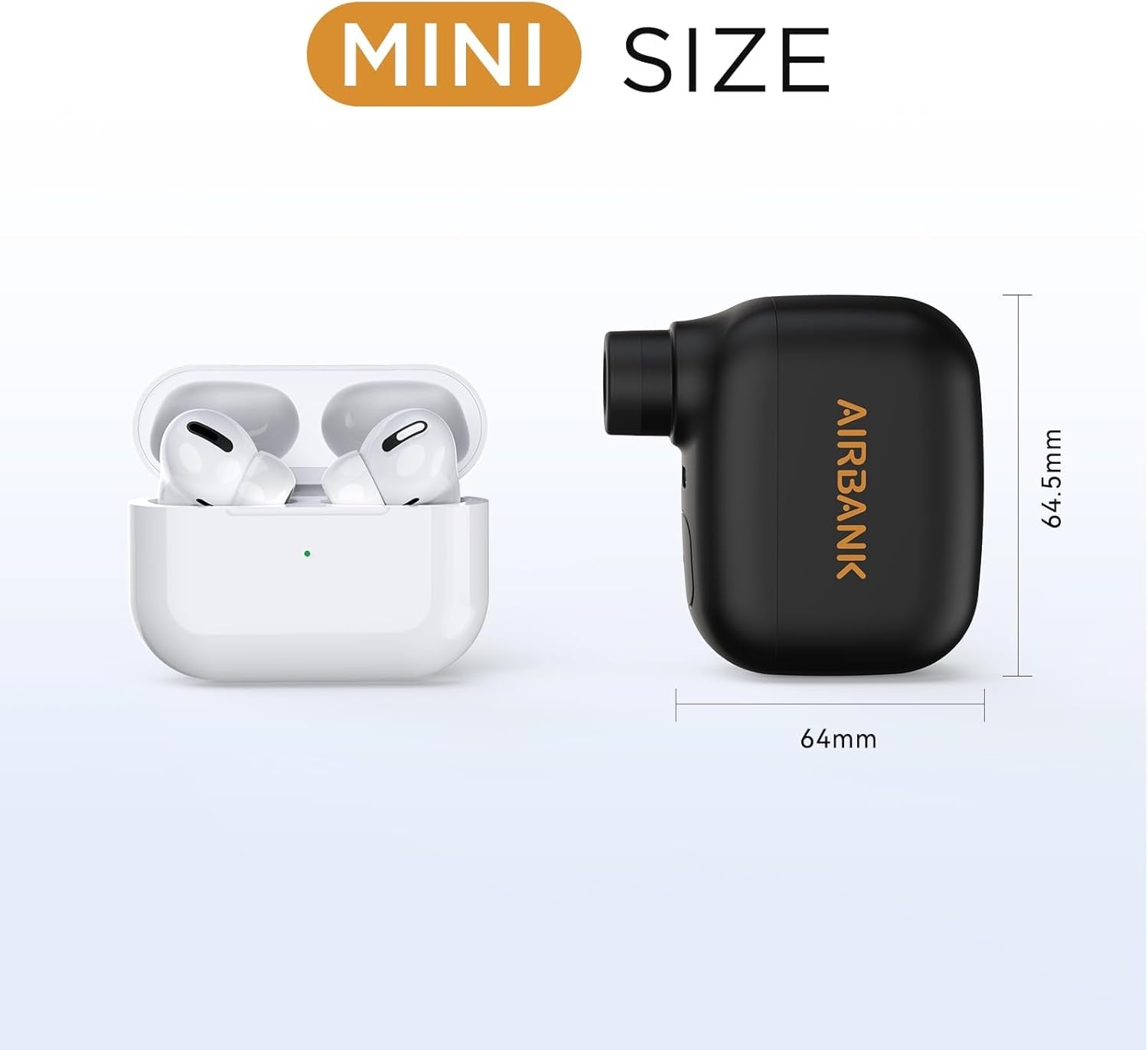 Mini Pompa ad Aria da 100 psi Ricaricabile