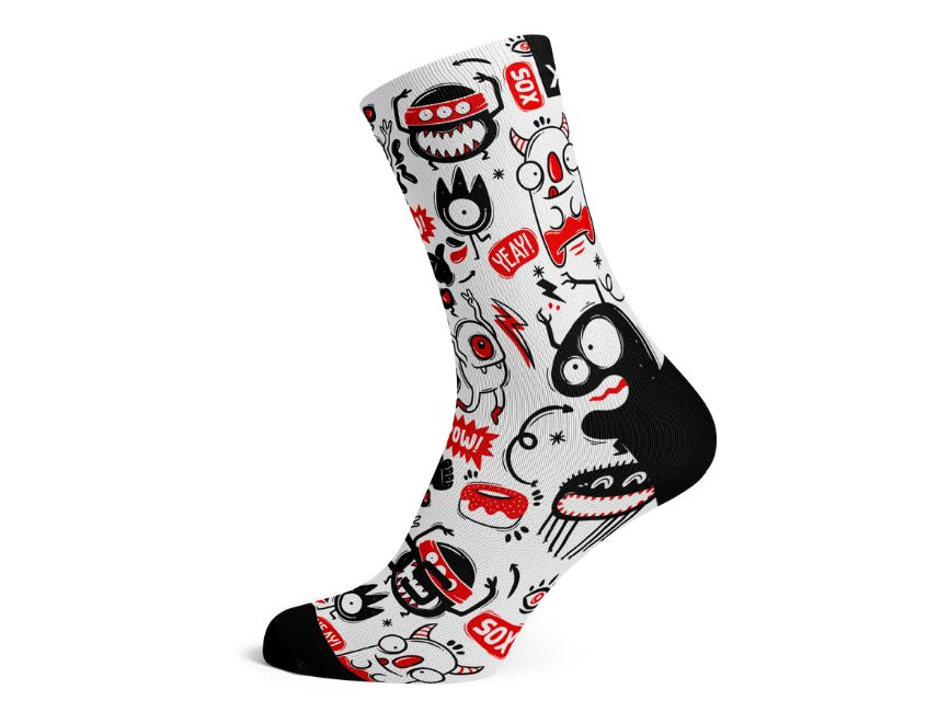 Sox Golden Leopard Short Sports Socks