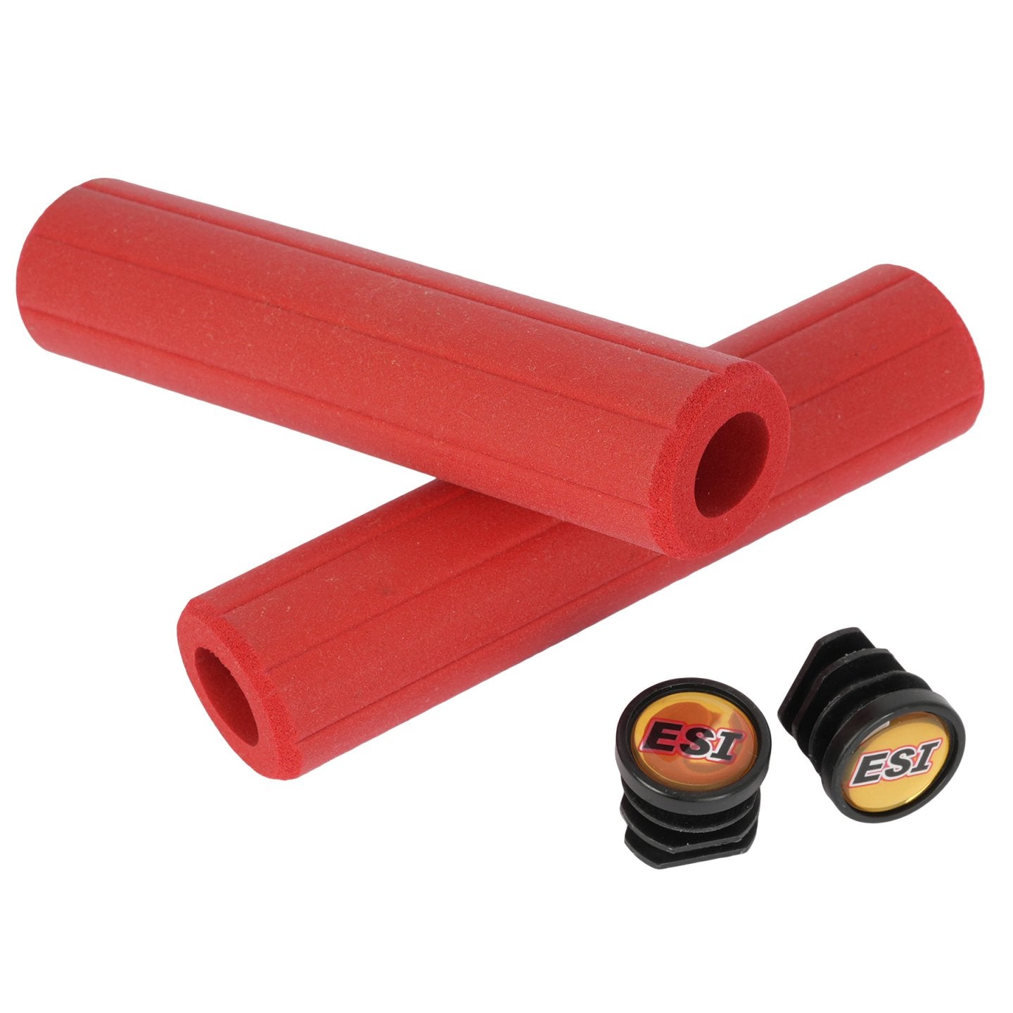 Manopole Esigrips Ribbed Chunky - Rosso