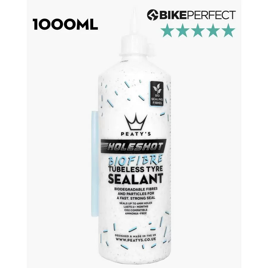 Peaty's  Liquido Sigillante Tubeless TyreSealant Holeshot BioFibre 1 lt