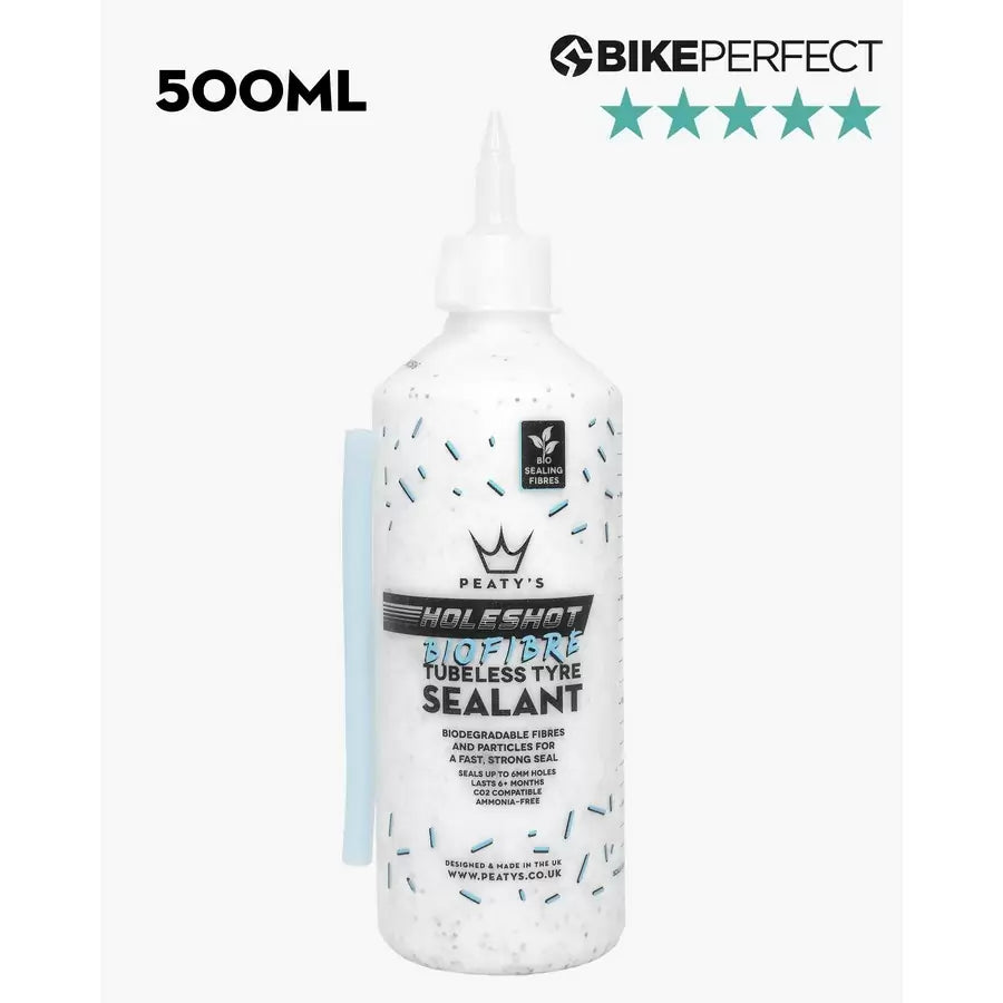 Peaty's  Liquido Sigillante Tubeless TyreSealant Holeshot BioFibre 500ml