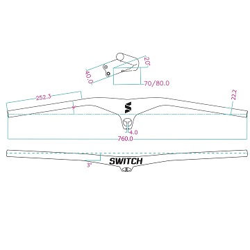 Switch Manubrio Integrato Concorde