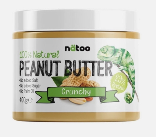 Natoo 100% Natural Peanut Butter Crunchy Integratori