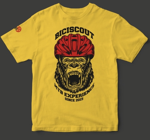 T-Shirt Biciscout Gorillascout Abbigliamento